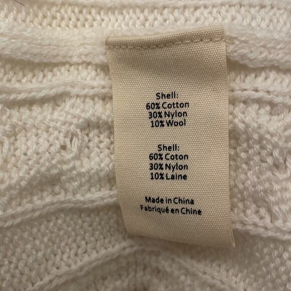 Lagence Cable Knit Sweater Savannah Fringe Size XS New - Picture 3 of 8